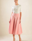 Flying Tomato Falling Into Bliss Woven Midi Skirt