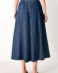 Sweet Talker Denim Circle Midi Skirt