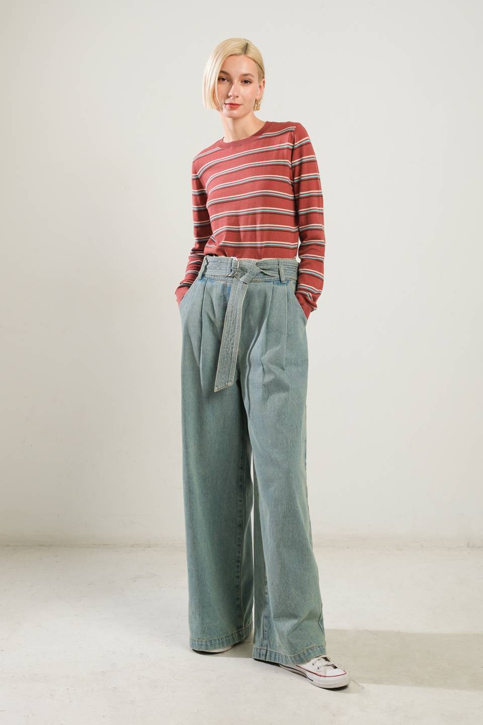 Flying Tomato Think of Me Denim Pants