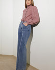 Flying Tomato A Place To Be Stretch Denim Pants