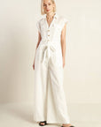 Flying Tomato Know Better Woven Eyelet Jumpsuit