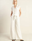 Flying Tomato Know Better Woven Eyelet Jumpsuit