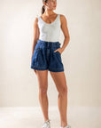 Flying Tomato Spring Romance Denim Shorts