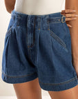 Flying Tomato Spring Romance Denim Shorts