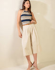 Flying Tomato Drifting Currents Woven Culotte Pants