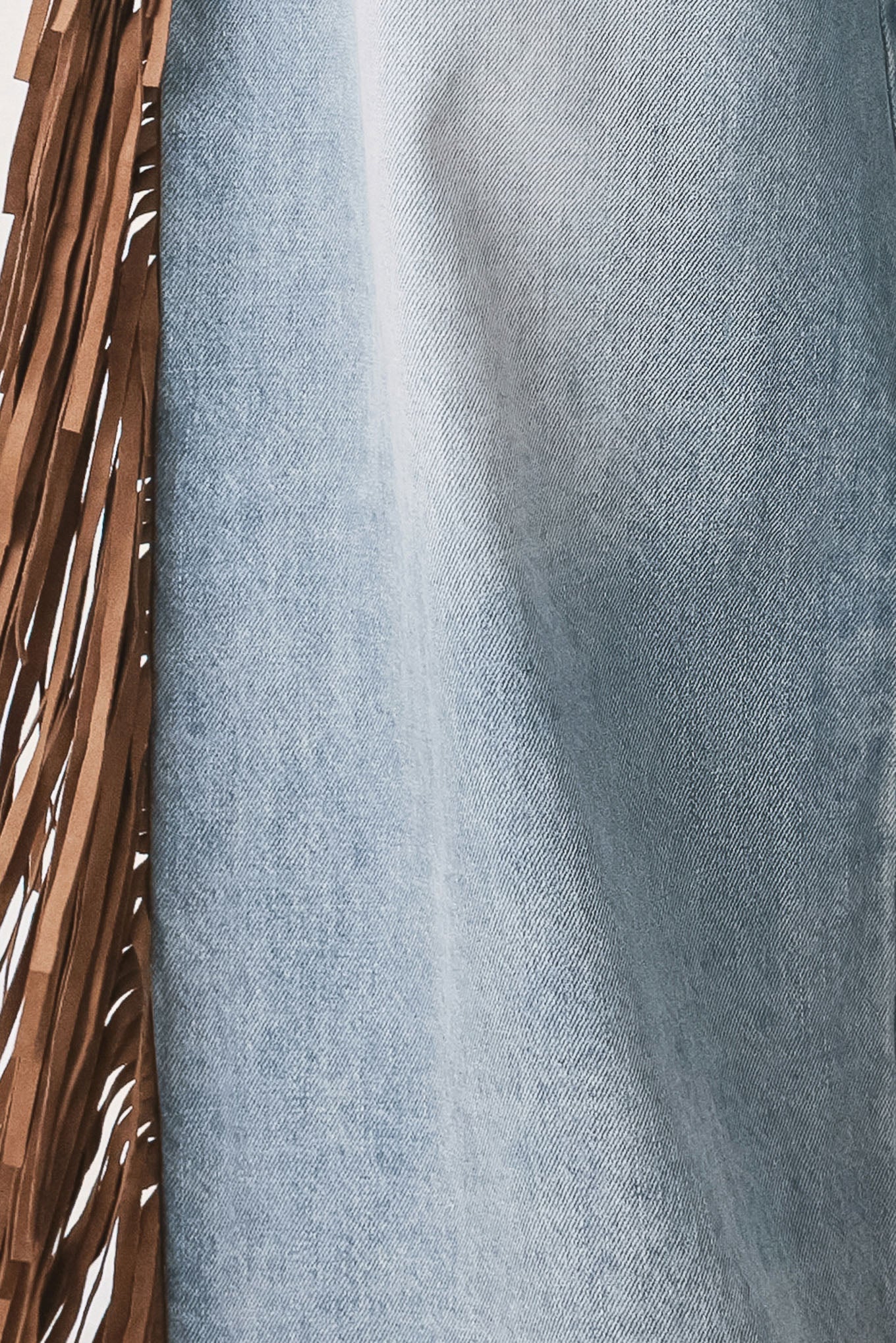 Flying Tomato | Nashville Fringe Wide Leg Jeans