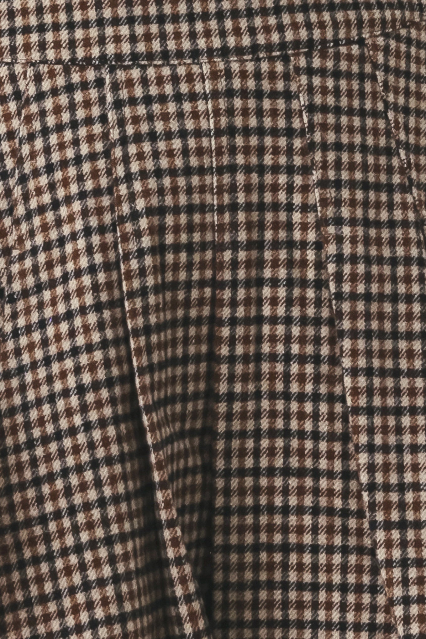 Flying Tomato | Brown Houndstooth Pleated Skort