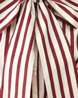 Flying Tomato Candyline Poet Striped Bow Blouse
