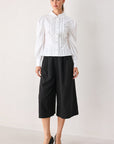 Flying Tomato | Romantic Pintuck Ruffle Blouse