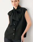 Flying Tomato | Statement Bow Sleeveless Blouse