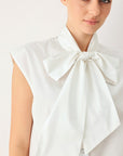 Flying Tomato | Statement Bow Sleeveless Blouse