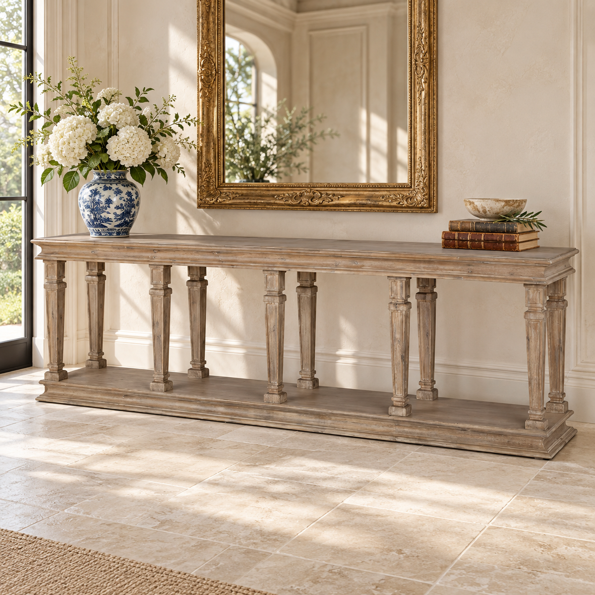Park Hill Collection Camelot Grand Console Table – 96"