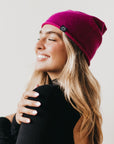 Rolled Edge, Cashmere Blend Beanie