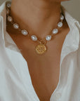 Golden Bee Baroque Necklace