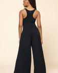 Full Size Go with the Flow Jumpsuit - Black