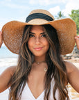 Bow Accent Peasant Sunhat