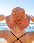 Bow Accent Straw Hat