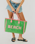 Hanalei Terry Cloth Beach Tote Bag