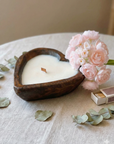 Endless Love Wooden Candle for Romantic Ambiance