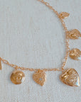 Heart Lockets Multi Charm Necklace