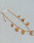 Heart Lockets Multi Charm Necklace