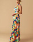 Flying Tomato Keep Blooming Woven Maxi Dress