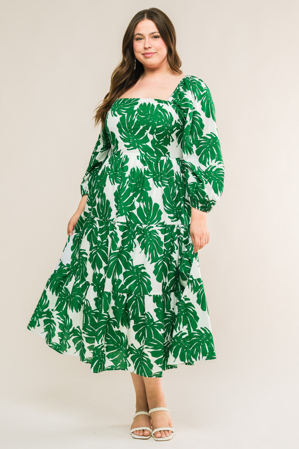 Flying Tomato All The Drama Woven Midi Dress