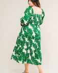 Flying Tomato All The Drama Woven Midi Dress