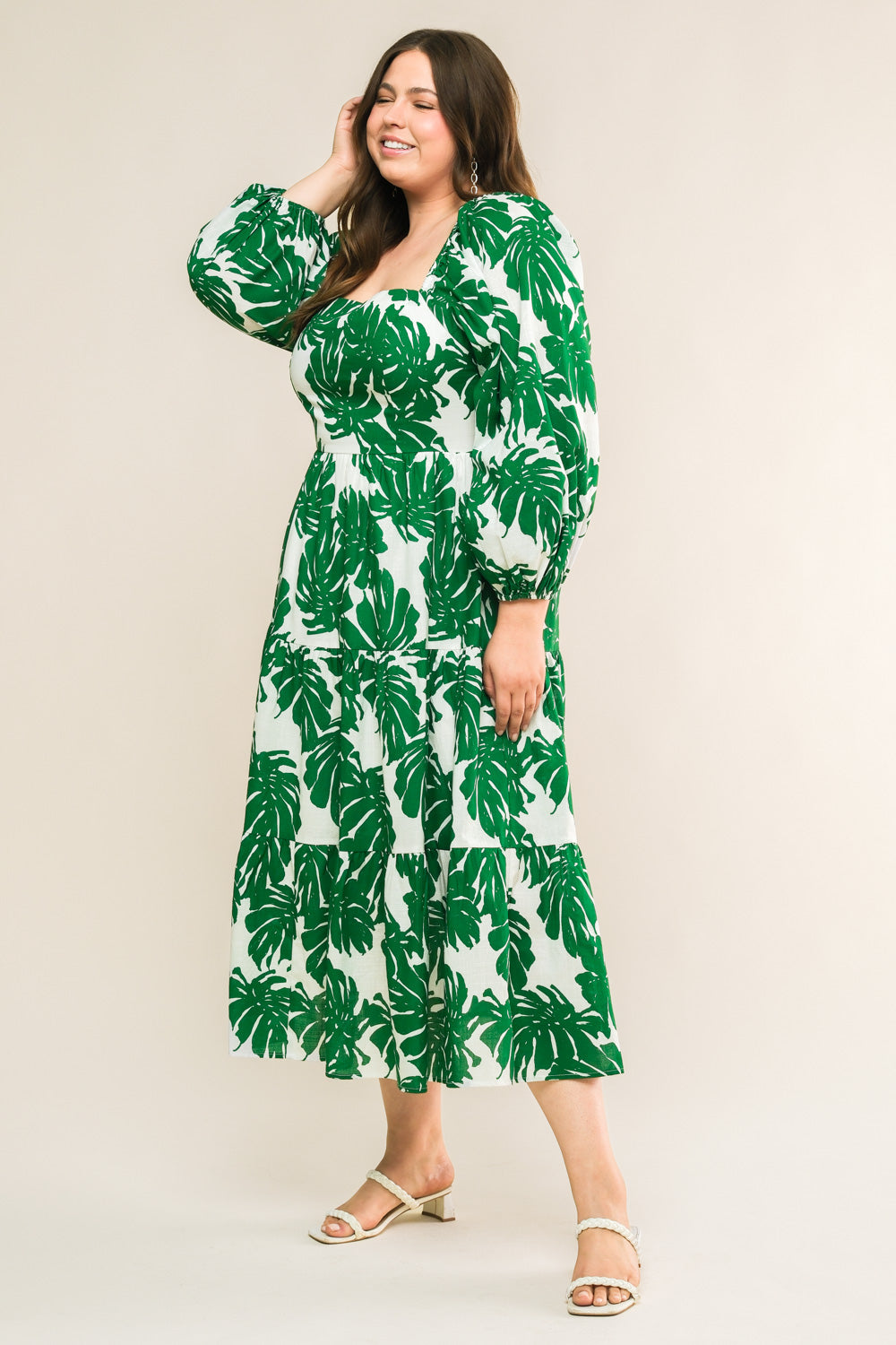 Flying Tomato All The Drama Woven Midi Dress