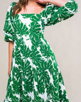 Flying Tomato All The Drama Woven Midi Dress