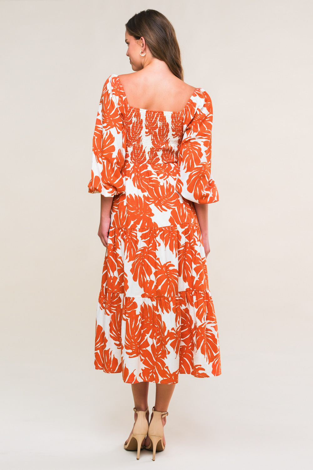 Flying Tomato All The Drama Woven Midi Dress