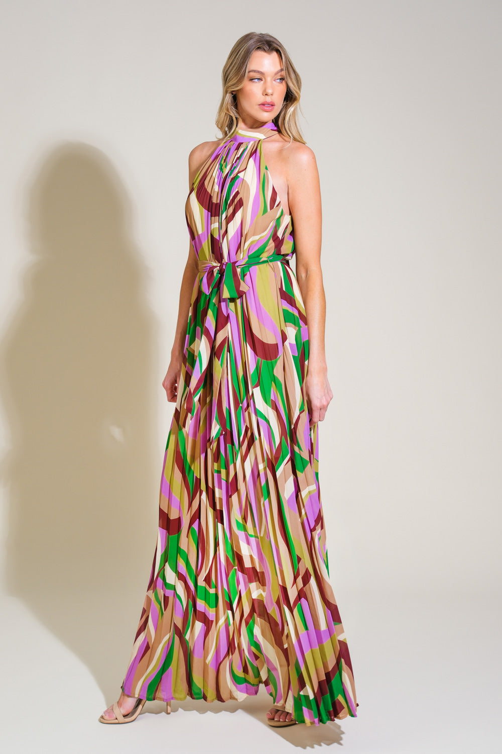 Flying Tomato As Time Goes By Woven Maxi Dress