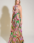 Flying Tomato As Time Goes By Woven Maxi Dress