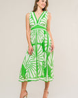 Flying Tomato Coast is Calling Woven Midi Dress