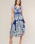 Flying Tomato Coast is Calling Woven Midi Dress