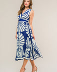 Flying Tomato Coast is Calling Woven Midi Dress