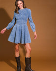 Flying Tomato Your Sweetie Denim Mini Dress