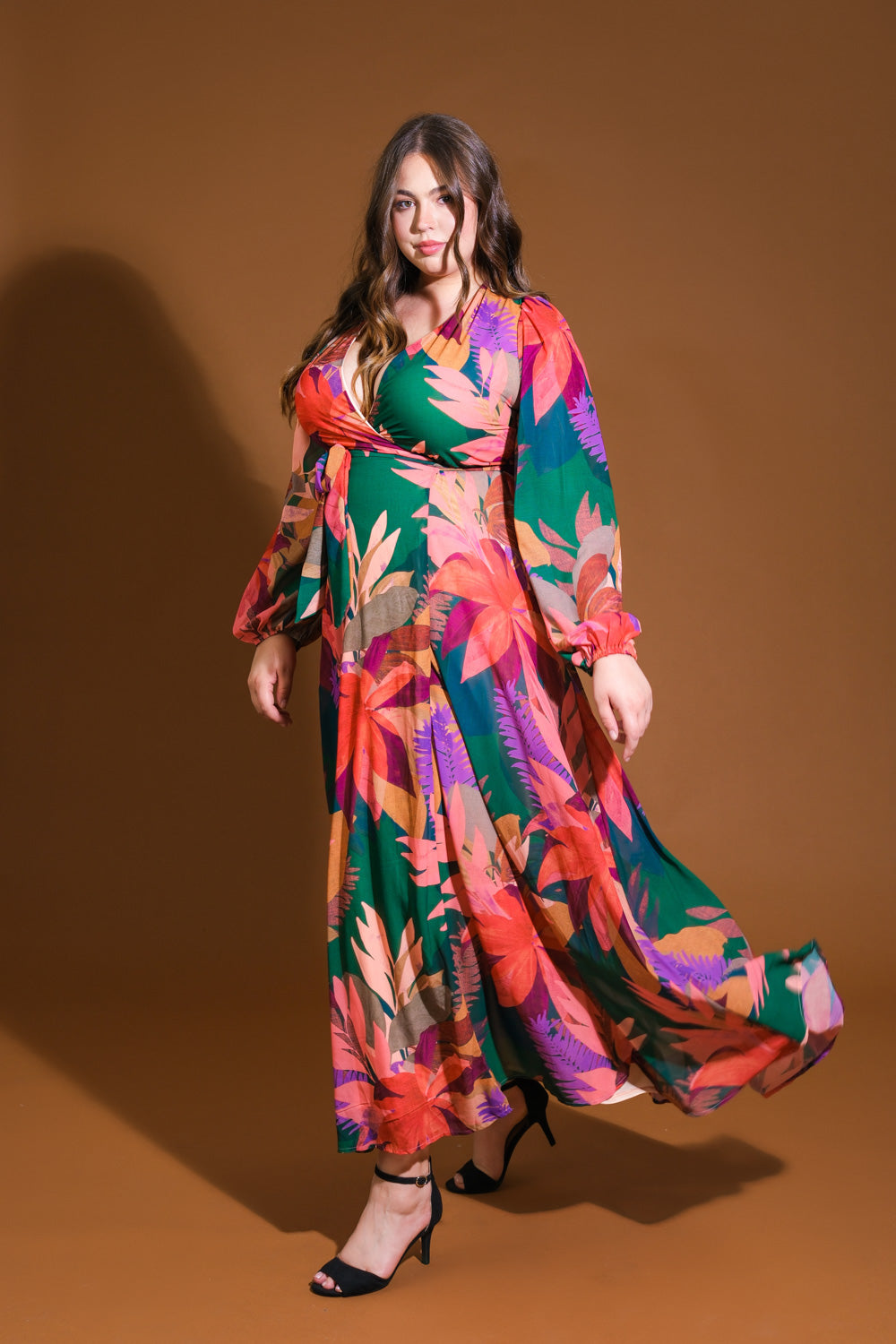 Flying Tomato Honey Hug Woven Maxi Dress