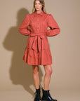 Flying Tomato Aesthetic Pose Woven Mini Dress