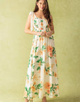 Flying Tomato A Perfect Match Woven Maxi Dress