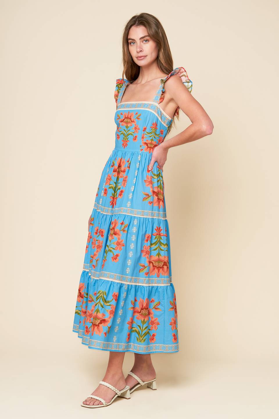 Flying Tomato Loveliest Muse Woven Midi Dress