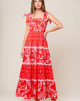 Flying Tomato Brighter Days Woven Maxi Dress