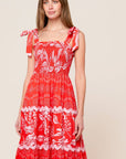 Flying Tomato Brighter Days Woven Maxi Dress