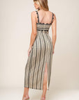 Take Me Away Crochet Lace Midi Dress