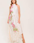 Botanical Dream Woven Lace Maxi Dress