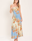 Summer Serenade Woven Midi Dress
