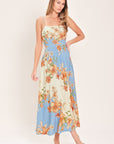 Summer Serenade Woven Midi Dress