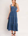 Everyday Romance Denim Midi Dress