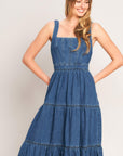 Everyday Romance Denim Midi Dress