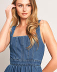 Everyday Romance Denim Midi Dress